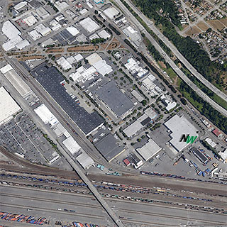 Northwest Container Services Inc. Seattle, Washington aerial view